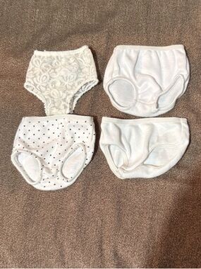 Four pair American Girl Doll underwear